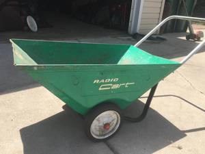 lot 65 image: Radio Cart Wheelbarrow