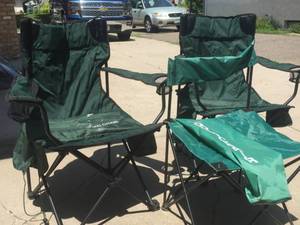 lot 70 image: Three Commander FoldingPortable Chairs