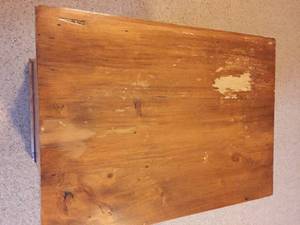lot 245 image: Wooden Storage TableEnd Table