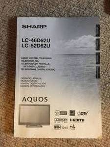 lot 247 image: Sharp Aquos Liquid Crystal Television