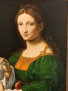 lot 139 image: Framed Oil Portrait Painting