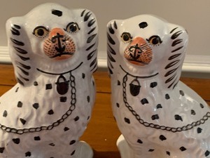 lot 227 image: Pair of Staffordshire Dogs