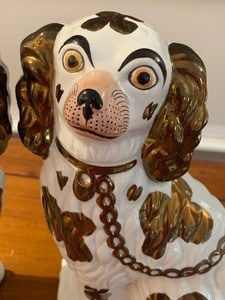 lot 228 image: Pair of Staffordshire Dogs