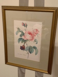 lot 292 image: Four Floral Framed Prints