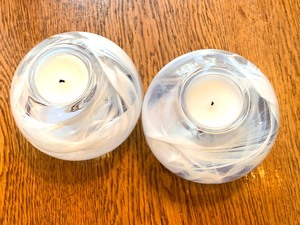 lot 306 image: Pair of Kosta Boda Candleholders