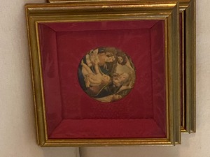 lot 313 image: Two Framed Madonna Prints