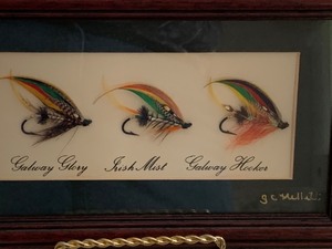 lot 351 image: Framed Fishing Lures