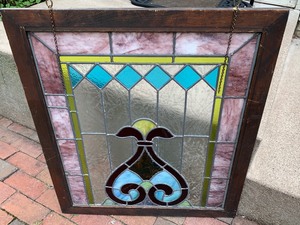lot 377 image: Stunning Stain Glass