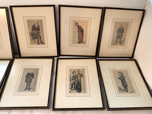 lot 357 image: Set of Eight 1800s Vanity Fair Scientist Series Prints
