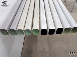 lot 225 image: Aluminum Downspout 2x3 10 Various Colors 10 pcs Norandex and EDCO