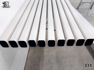 lot 235 image: Aluminum Downspout 2x3 10 Almond 10 pcs Norandex ADS2310AL
