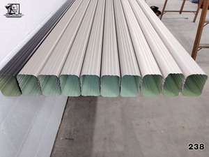 lot 238 image: Aluminum Downspout 3x4 10 Various Colors 10 pcs Norandex