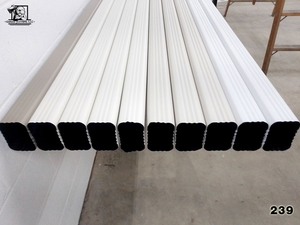 lot 239 image: Aluminum Downspout 3x4 10 Various Colors 10 pcs EDCO