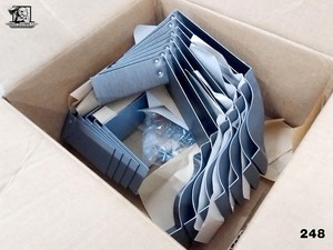 lot 248 image: Aluminum ISM 5 Charcoal Gray 12 pcs