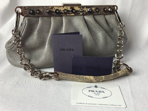 lot 9 image: PRADA Handbag with Certificate of Authenticity
