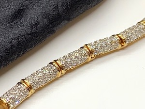 lot 45 image: Swarovski Crystal Gold-Tone Bracelet