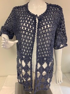 lot 84 image: Chicos Croquet Look CardiganOpen Sweater