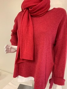 lot 83 image: Eileen Fisher Cashmere Sweater and Matching Scarf