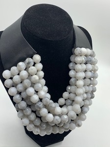lot 99 image: Fairchild and Baldwin (New York) Multi Strand Faceted Beaded Necklace