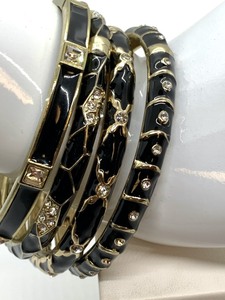 lot 186 image: Hinged Bangle Bracelets