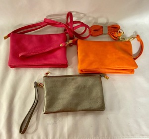 lot 54 image: Lot of Three Pouch HandbagsMakeup Bags