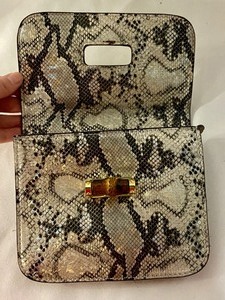lot 56 image: Two Faux SnakeAlligator Skin Small Purses (One is Anne Klein)