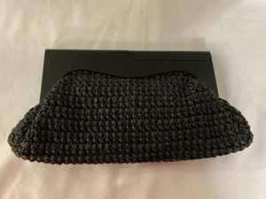 lot 58 image: Black Woven Banana Republic Purse