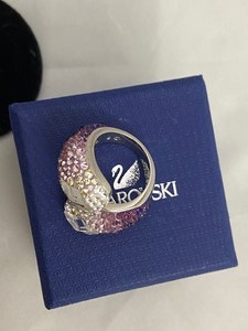 lot 116 image: Swarovski Crystal Ring- Size 6- w Original Box