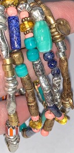 lot 201 image: Multi LayeredStretch Bracelet