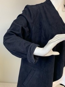 lot 212 image: Chicos SuedeFaux Leather Jacket (new w tags)