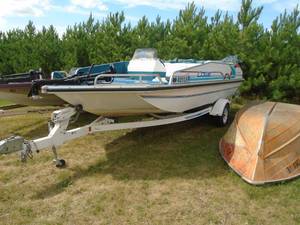 1996 19 Lowe Silhouette with Trailer