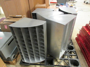 SHELVINGPARTS BIN UNITS, MADE OF SHEET METAL