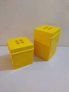 2 Vintage Dansk Plastic Storage Pieces