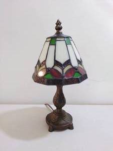 Small Stained Glass Tabletop Lamp