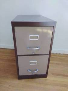 2-Drawer Metal Filing Cabinet