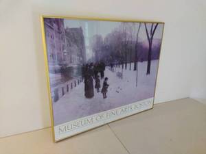 Professionally Framed Poster from the Museum of Fine Arts, Boston