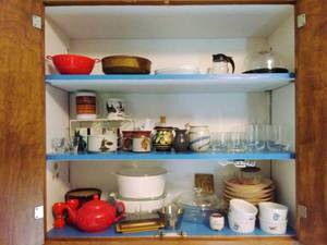 Contents of Kitchen Cabinet