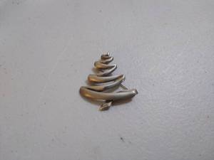 Sterling Silver Holiday Tree Pin