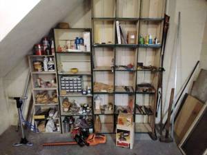 Basement Workroom Items
