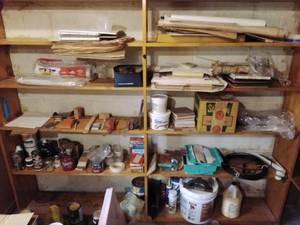 Contents of Basement Workroom