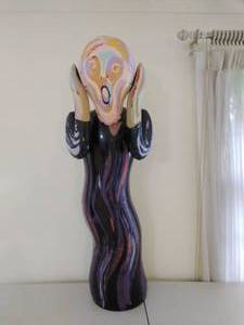 Inflatable The Scream Figure