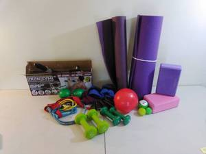 Collection of Home Workout Equipment