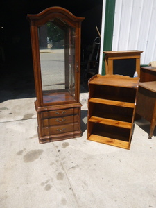 Small Hutch and Book Shelf