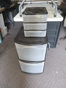 2 Plastic Storage Containers