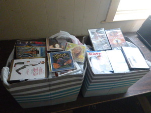 2 Totes Full of DVD Movies