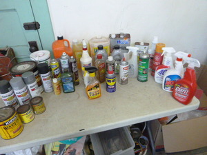 Miscellaneous Garage Liquids