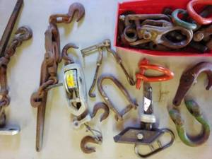 lot 38 image: Come Alongs, Pulleys, and More