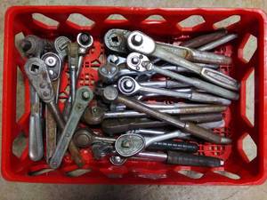 lot 65 image: Crate of Socket Wrenches