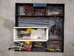 lot 103 image: Plastic Box of Bits & Drivers
