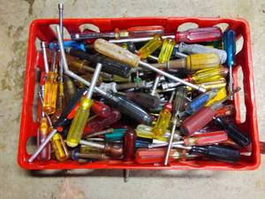 lot 107 image: Crate of Nut Drivers